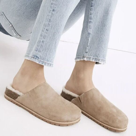 Madewell Shoes - NEW‎ Madewell The Layne Clog Mule in Nubuck and Shearling, 7